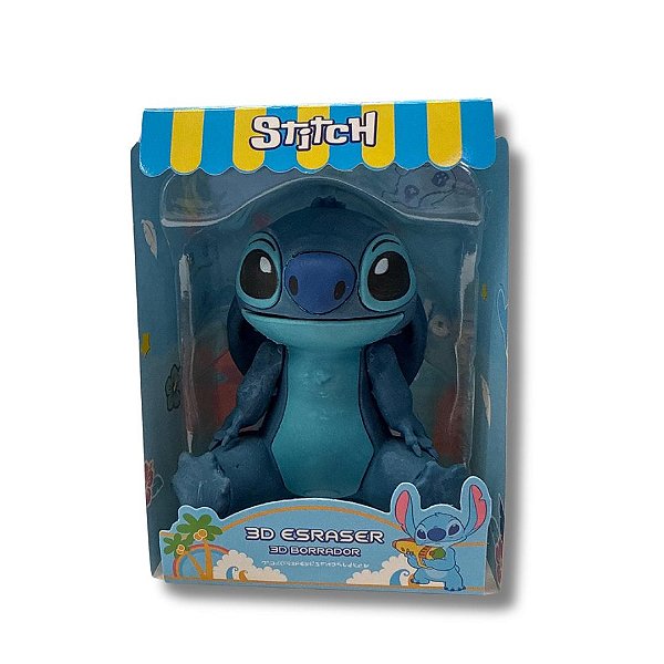Borracha 3D Stitch: Encante Seu Estojo com o Personagem Favorito!