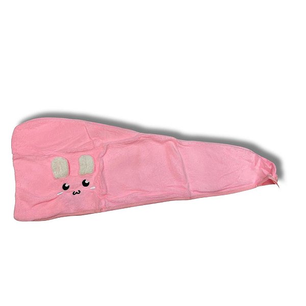 Toalha Aveludada Infantil para Secar Cabelo – Toque Suave e Conforto para os Fios Delicados!