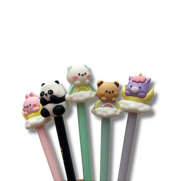 Canetas Fofas e Divertidas com Ponta 0.5mm: A Cor que Encanta e Inspira!