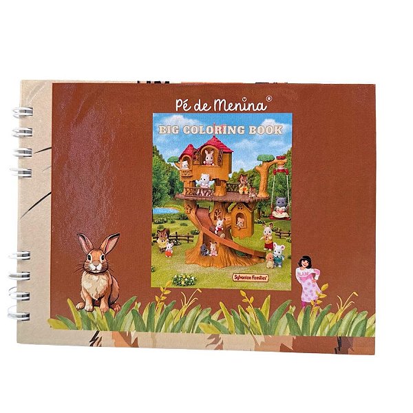 Livro De Colorir Bobbie Goods- Sylvanion Familes-Capa Dura 50 Páginas 120g