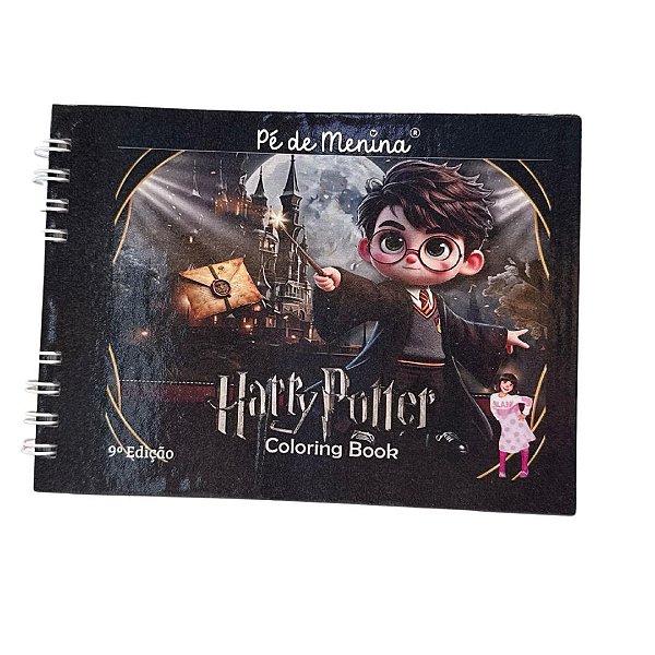 Livro De Colorir Bobbie Goods -Harry Potter-Capa Dura até 50 Páginas 120g