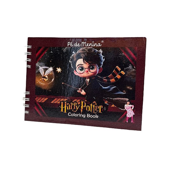 Livro De Colorir Bobbie Goods -Harry Potter-Capa Dura até 50 Páginas 120g