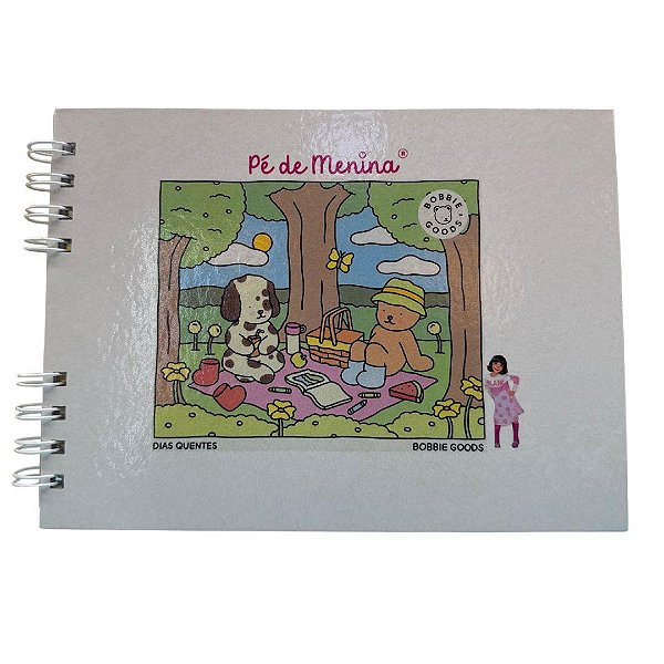 Livro De Colorir Bobbie Goods -Dia e Noite - Capa Dura até 50 Páginas 120g