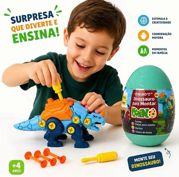 Dinossauro para Montar com Lança Dardo