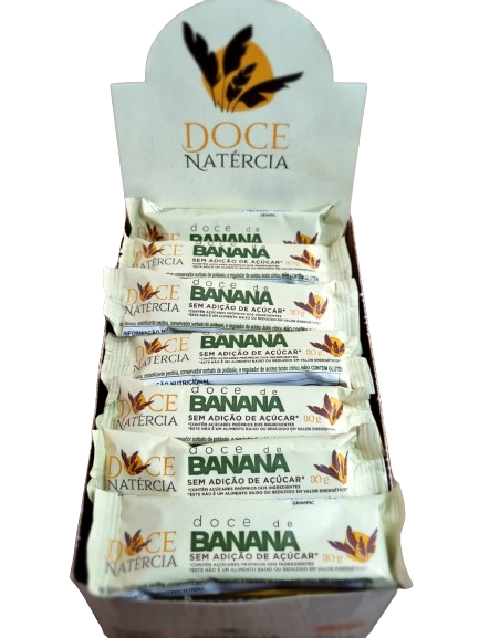 Bananinha Sem Açúcar - Display com 24 unidades - Doce Natércia