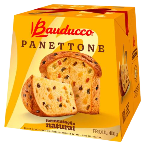 Panettone De Frutas Cristalizadas 400g - Bauducco