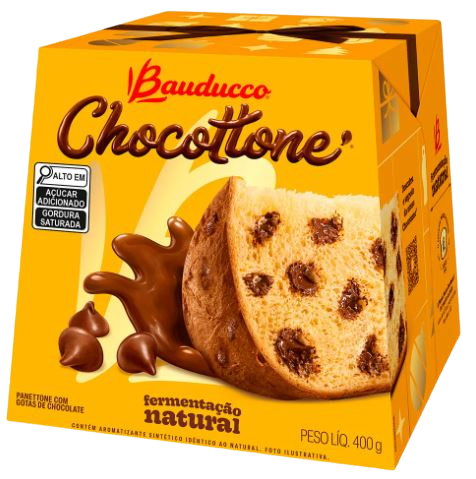 Chocottone Gotas Chocolate 400g - Bauducco
