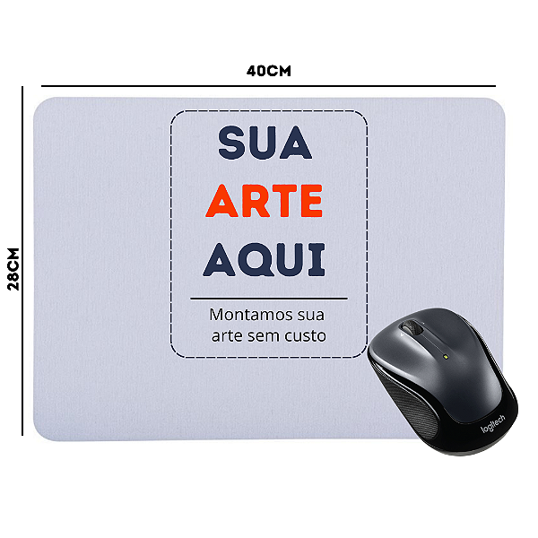 Mouse Pad Retangular Gamer - Personalizado