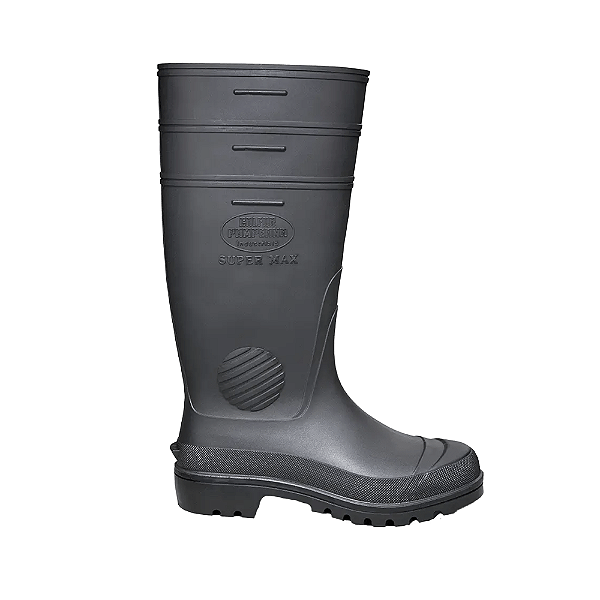 Bota Calfor Pampeana Supermax Extra Longa Sem Amarra Preta CA 28490