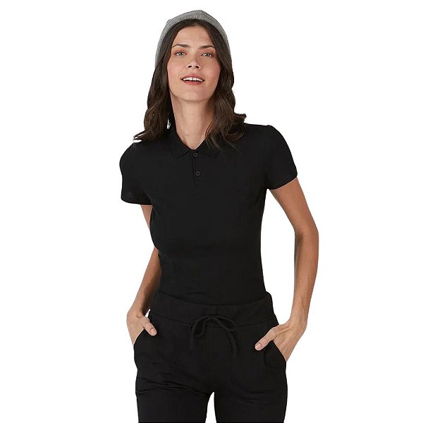Blusa Feminina Polo Malwee Básica Piquet Stretch
