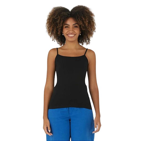 Blusa Feminina Regata Básica Malwee Alças Finas