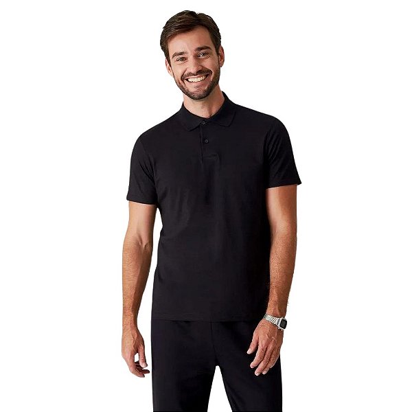 Camiseta Masculina Gola Polo Single Jersey