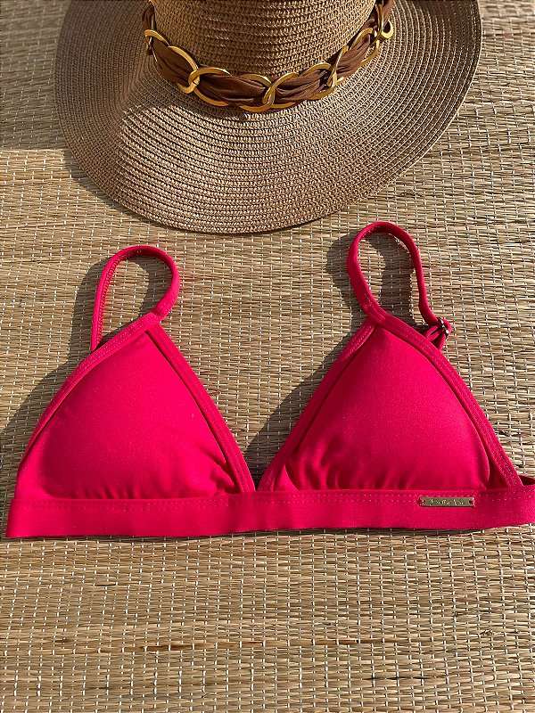 Top Ivy Cherry - Cortininha Fixa com Bojo Removível