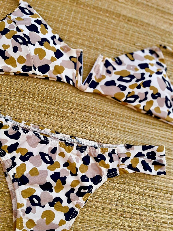 Calcinha Liz Onça- Calcinha com lateral Drapeado