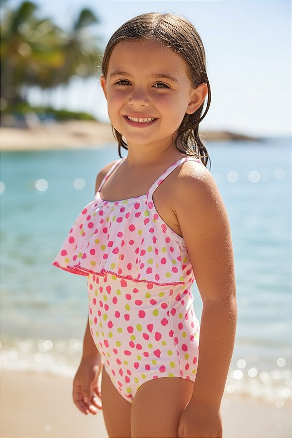 Maiô Infantil -Mel Poá