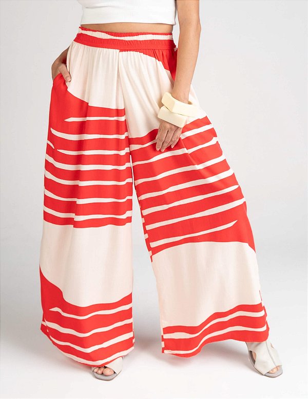 Calça Pantalona Viscose Candy