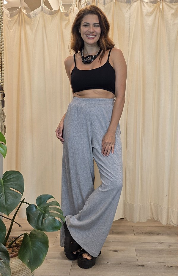 Top Malha Alça Fina Preto