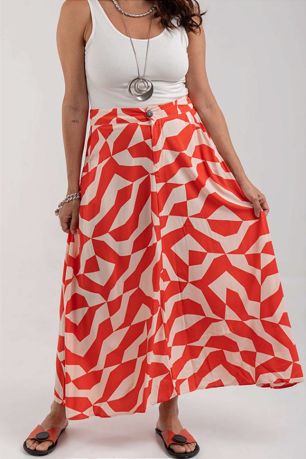 Saia Longa Viscose Cobogó