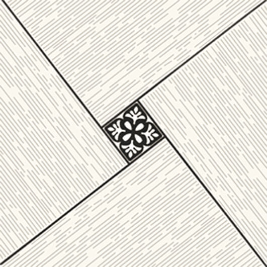 Piso 45 X 45 Arena Branco/Preto Liso Formigres