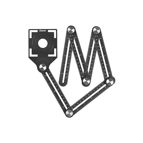 Gabarito Angular Multifunção Metálico 61879 Cortag