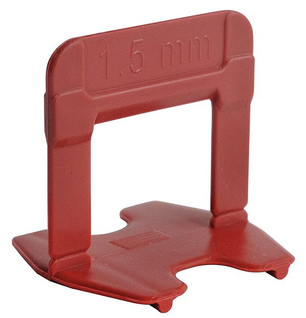 Nivela Piso 1,5mm Com 50 Peças Vermelho 61336 Cortag