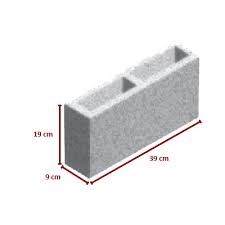 Bloco Concreto Estrutural 09X19X39