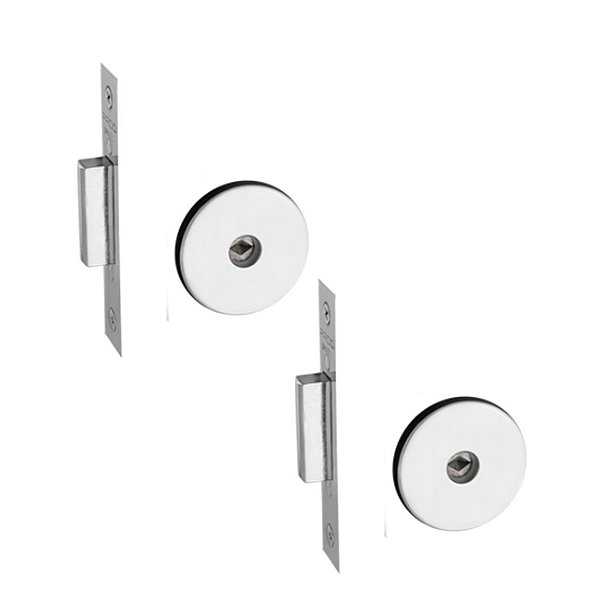 Fechadura auxiliar dupla chave tetra Pado IX 11000 Polida