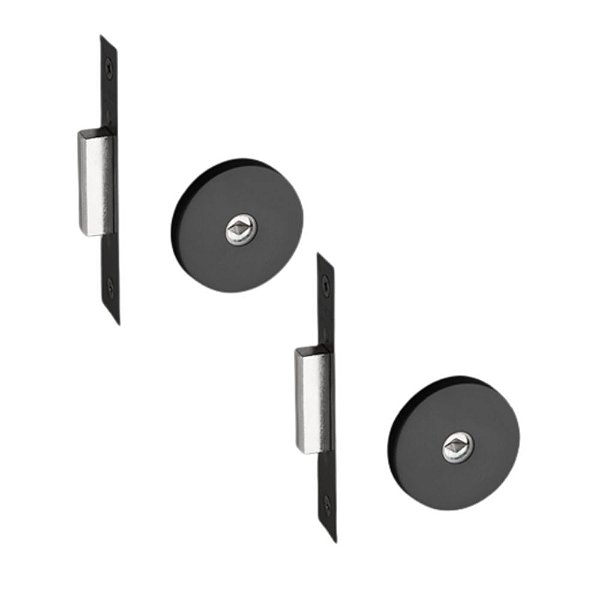 Fechadura auxiliar dupla chave tetra Pado IX 11000 Inox Preto