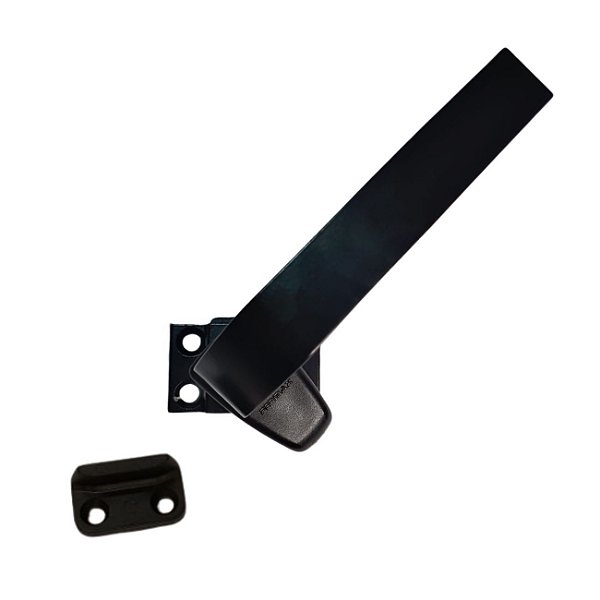 Fecho alavanca de janela maxim ar basculante de madeira Preto FMA49