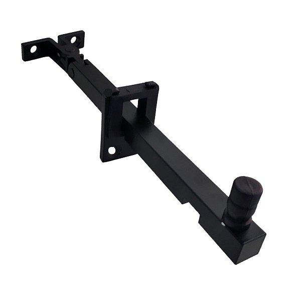 Trava limitadora janela basculante maxim ar reforçada preta 20cm