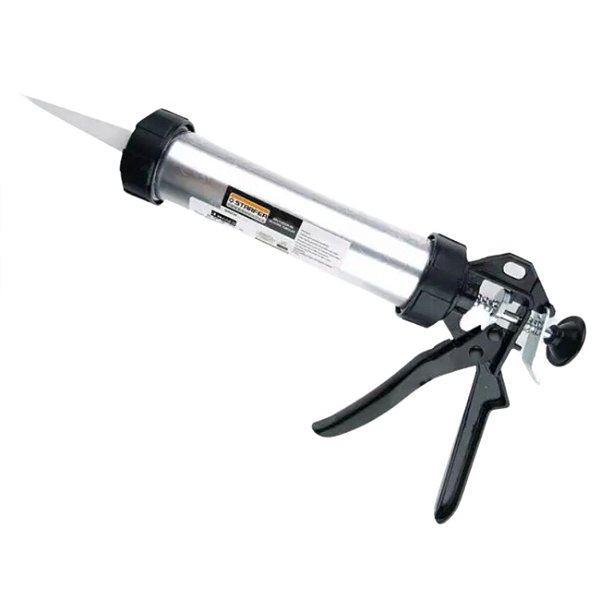 Aplicador de silicone profissional tubo de alumínio de até 400ml