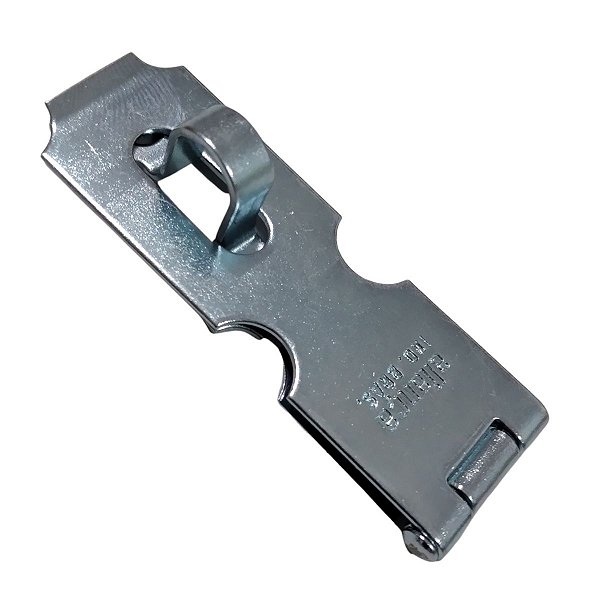 Porta cadeado trinco para armário gaveta quadro de luz 63mm Zincado