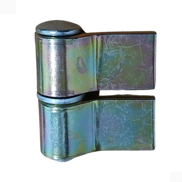 Dobradiça gonzo com aba n1 para porta ou portão de ferro 42mmx42mm