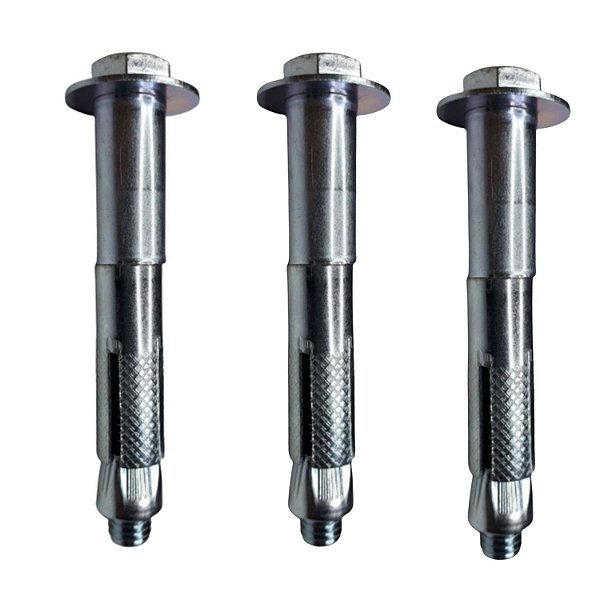 Chumbador Parabolt Parafuso 3/8 X 3 .1/2 broca 14mm com 50 Peças