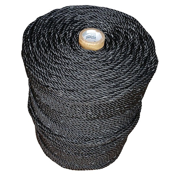 Corda rede de proteção de polietileno preta 4mm Equiplex 50m