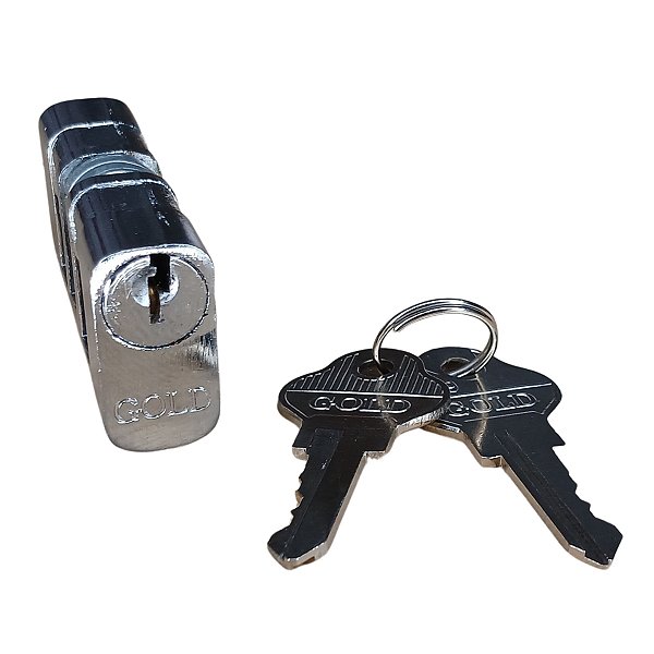 Cilindro ou miolo para fechadura Pado tradicional com 55mm cromado