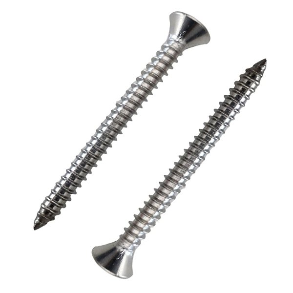 Parafuso de aço inox 4.8 x 50mm cabeça chata philips 50 peças