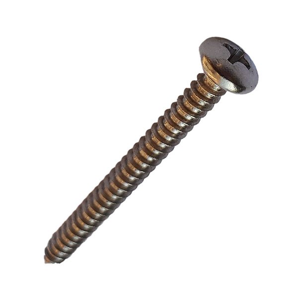 Parafuso de aço inox 4.8 x 50mm cabeça panela philips 50 peças