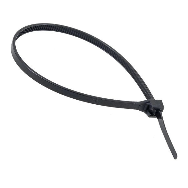 Abraçadeira de nylon enforca gato fita hellermann 3.6x300mm preta 100 pçs