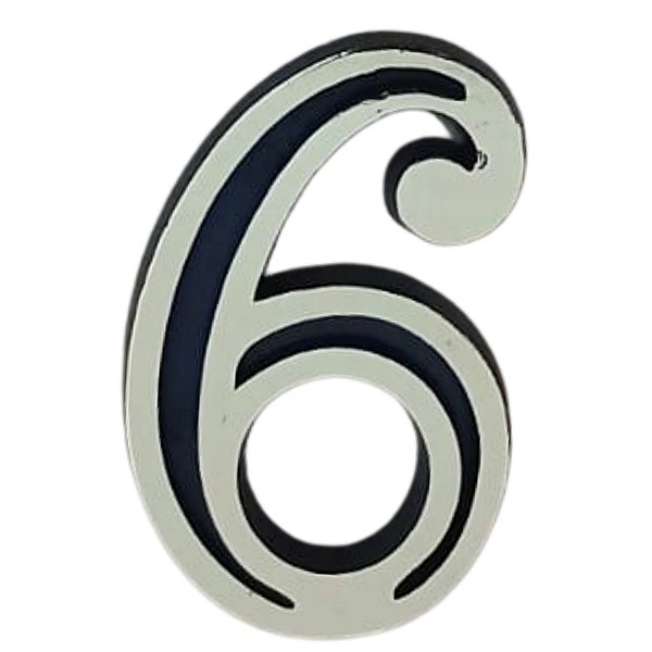 Numero para porta de apartamento colonial dourado 6