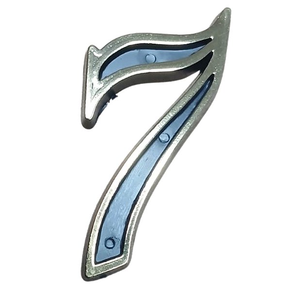 Numero para porta de apartamento colonial dourado 7