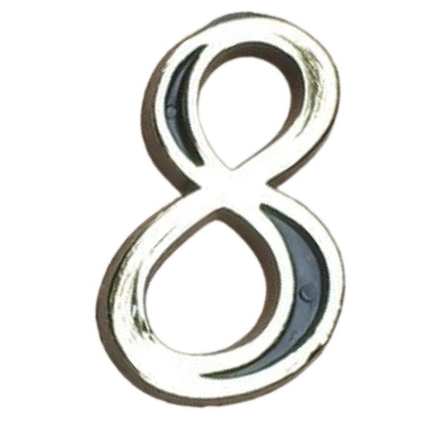 Numero para porta de apartamento colonial dourado 8