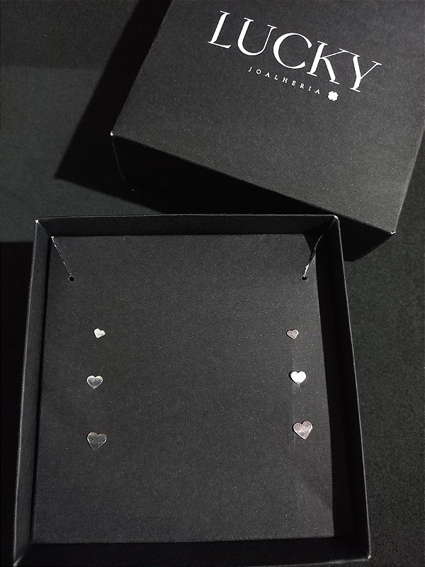 Brinco Trio Coração