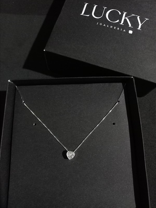 Colar Ponto de Luz Coração