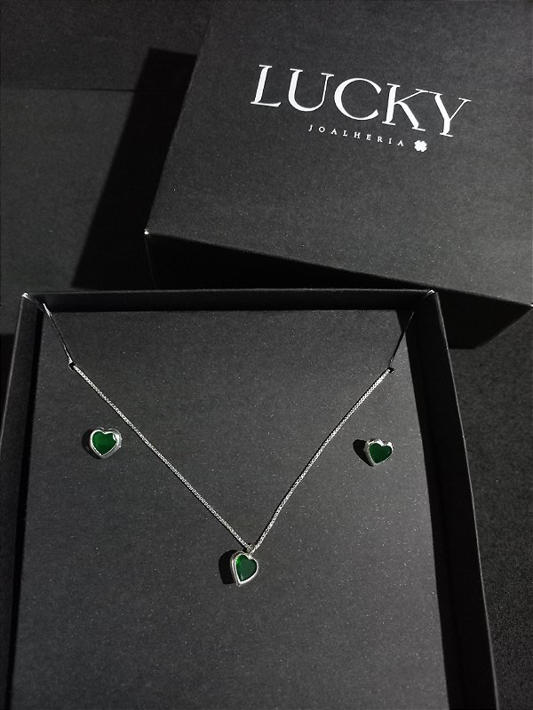 Conjunto Coração Verde