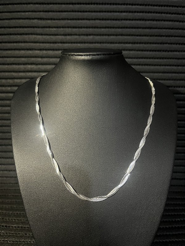 Colar Trançado 2 Fios