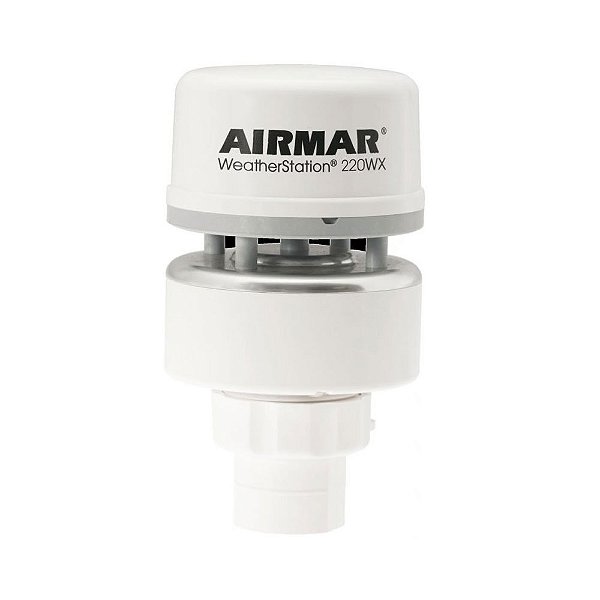 220WX. Dados de vento, GPS de 10 Hz, SOG, COG, bússola de três eixos com estabilizador dinâmico com precisão de 1º - 2º, Pitch and Roll, pressão barométrica, temperatura, saída de dados NMEA0183 / NMEA 2000.RS232 opcional