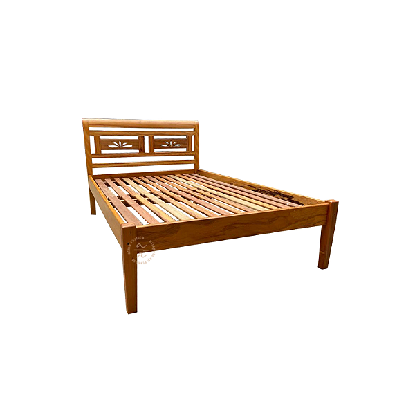 Cama com Cabeceira em Pétala
