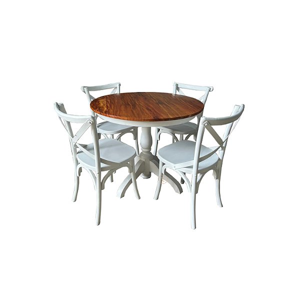 Jogo de Mesa Clássico Branco