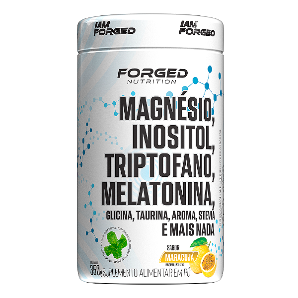 Magnésio, Inositol, Triptofano, Melatonina, Glicina, Taurina, Aroma, Stevia e mais nada 350g Sabor Maracujá